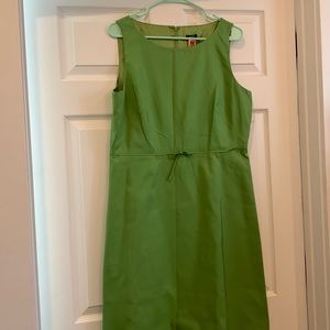 Amazing JCrew Grass Green 100% Silk Dress